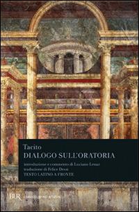 Dialogo sull'oratoria - Publio Cornelio Tacito - copertina