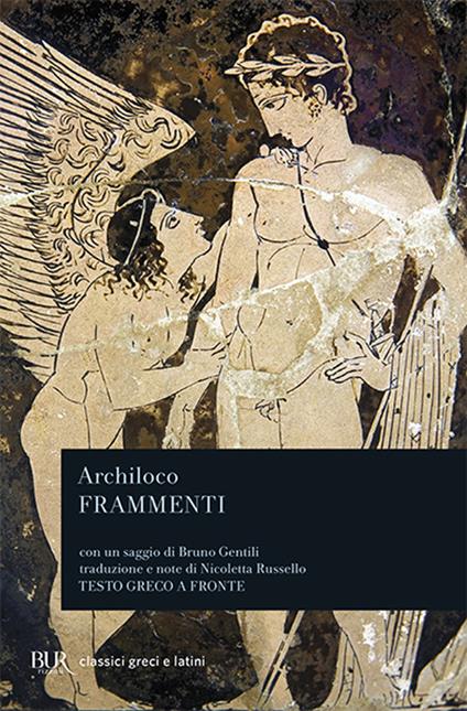 Frammenti - Archiloco - copertina