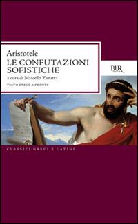Le confutazioni sofistiche - Aristotele - copertina