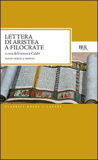 Lettera di Aristea a Filocrate - Anonimo - copertina