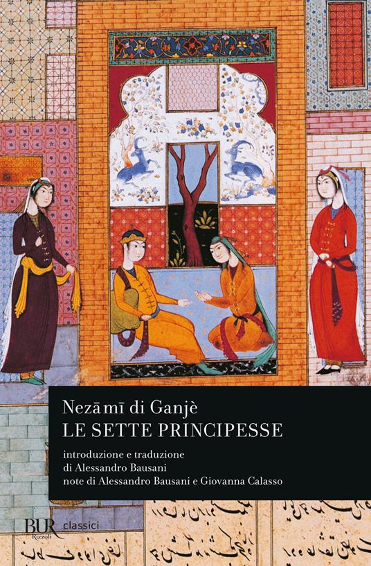 Le sette principesse - Nezamî di Ganjè - copertina
