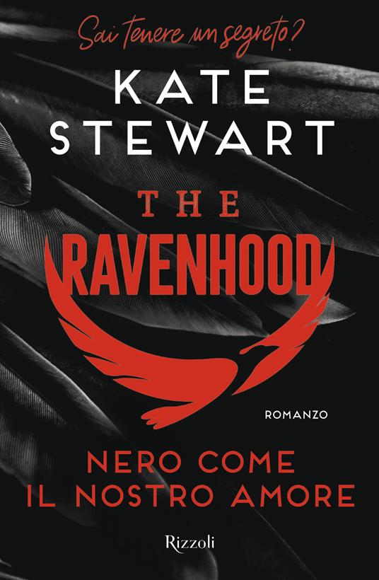 Nero come il nostro amore. The Ravenhood - Kate Stewart - copertina