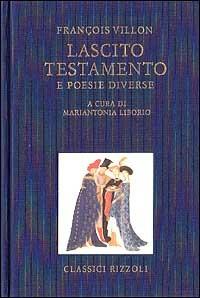 Lascito testamento - François Villon - copertina