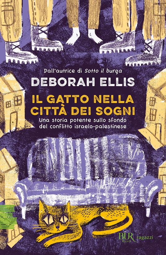Il gatto nella città dei sogni - Deborah Ellis - copertina