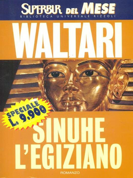 Sinuhe l'egiziano - Mika Waltari - copertina