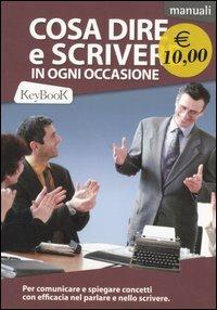 Cosa dire e scrivere in ogni occasione - copertina