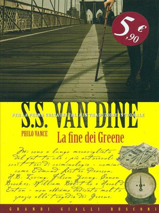 La fine dei Greene - S. S. Van Dine - 4