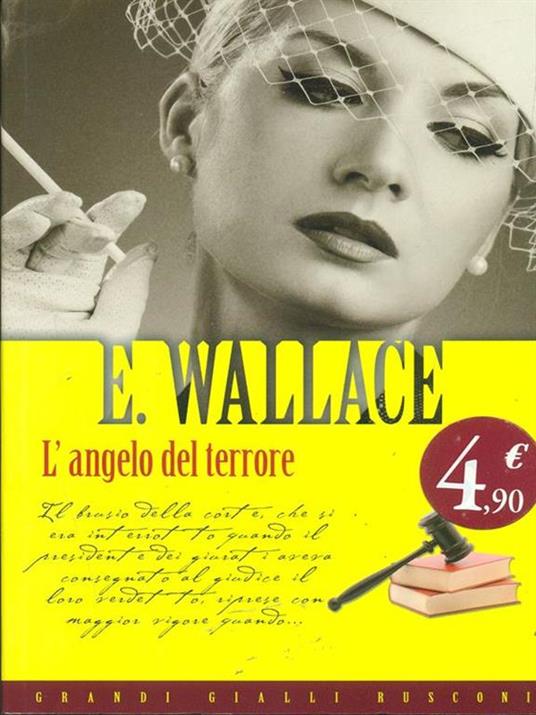 L' angelo del terrore - Edgar Wallace - copertina