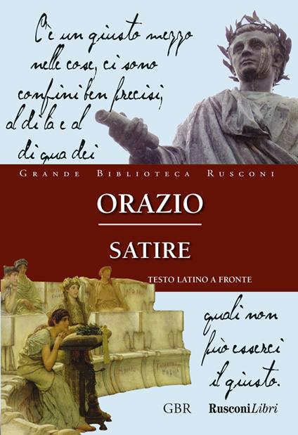 Satire - Quinto Orazio Flacco - copertina