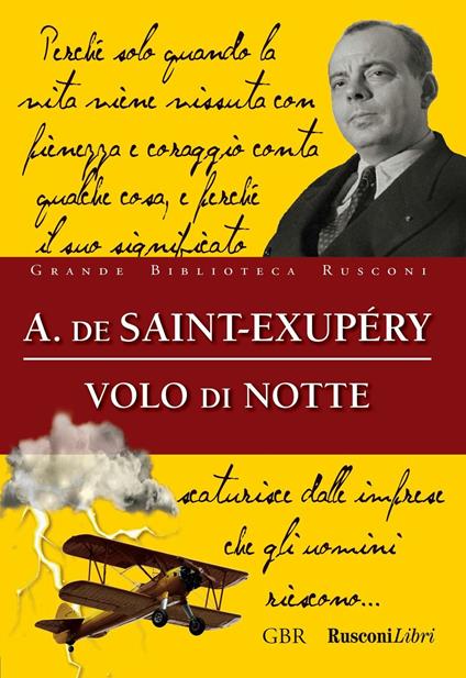 Volo di notte - Antoine de Saint-Exupéry - copertina