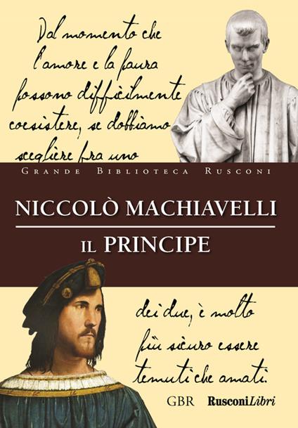 Il principe - Niccolò Machiavelli - copertina