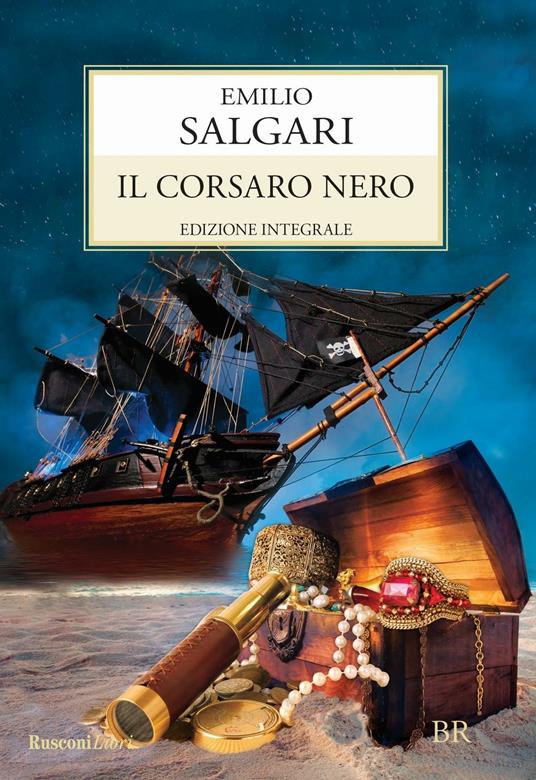 Il corsaro Nero - Emilio Salgari - copertina