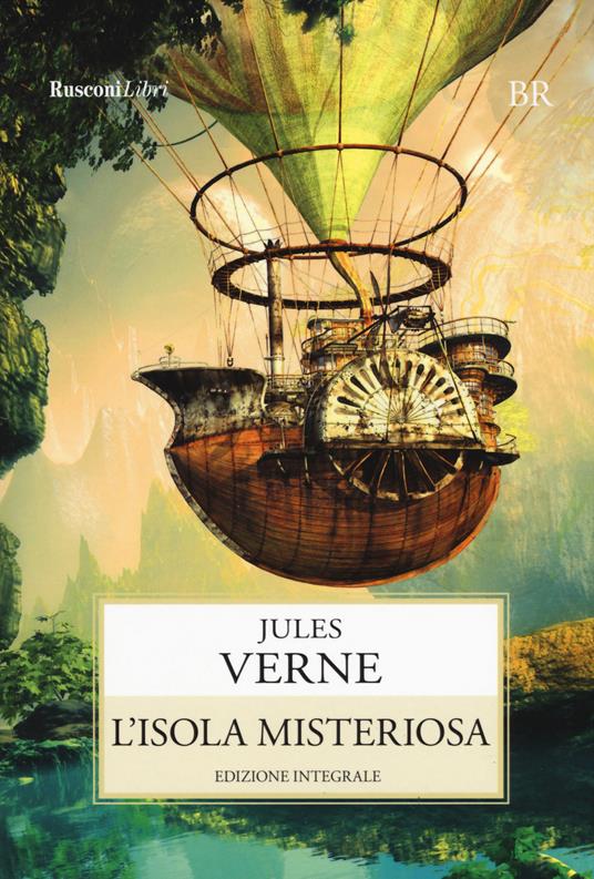 L'isola misteriosa - Jules Verne - copertina