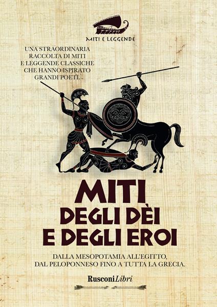 Miti degli dei e degli eroi - copertina