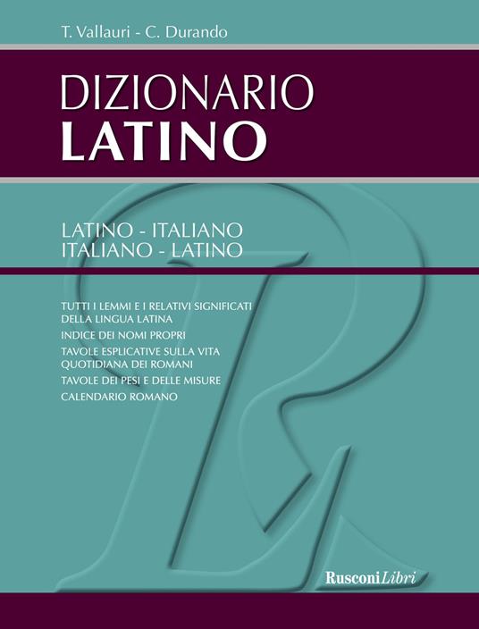 Dizionario di latino - copertina