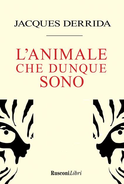 L' animale che dunque sono - Jacques Derrida - copertina