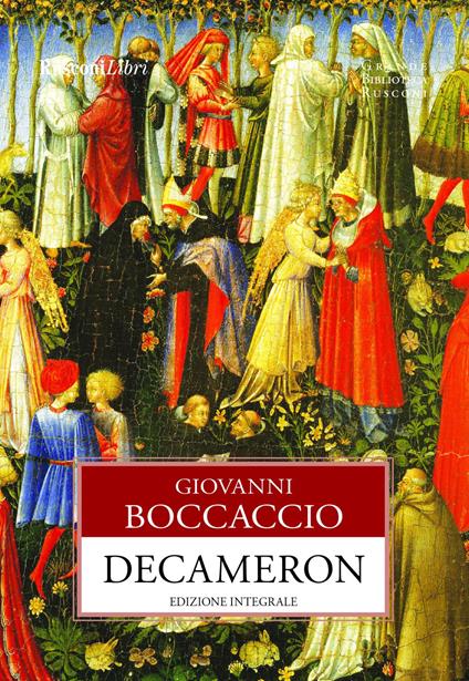 Il Decameron - Giovanni Boccaccio - copertina