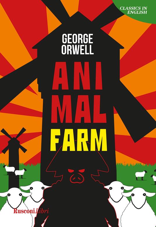 Animal farm - George Orwell - copertina