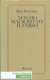 Non ho mai scritto il verso
