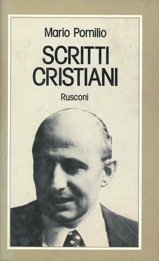 Scritti cristiani - Mario Pomilio - copertina