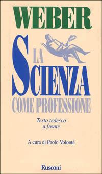 La scienza come professione - Max Weber - copertina