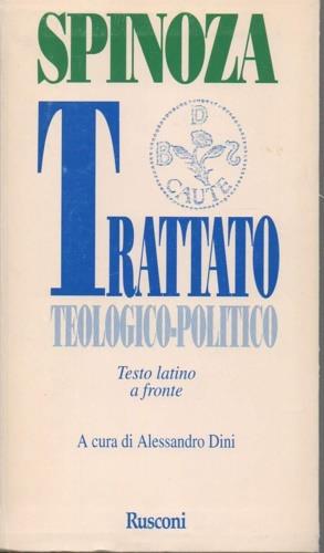 Trattato teologico-politico - Baruch Spinoza - copertina