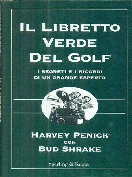 Il libretto verde del golf - Harvey Penick,Bud Shrake - copertina