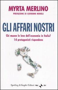 Gli affari nostri - Myrta Merlino - copertina