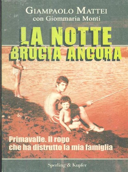 La notte brucia ancora. Primavalle. Il rogo che ha distrutto la mia famiglia - Giampaolo Mattei,Giommaria Monti - copertina