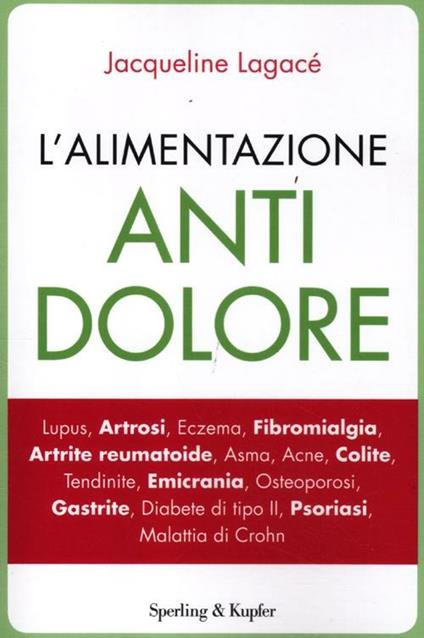 L'alimentazione antidolore - Jacqueline Lagacé - copertina