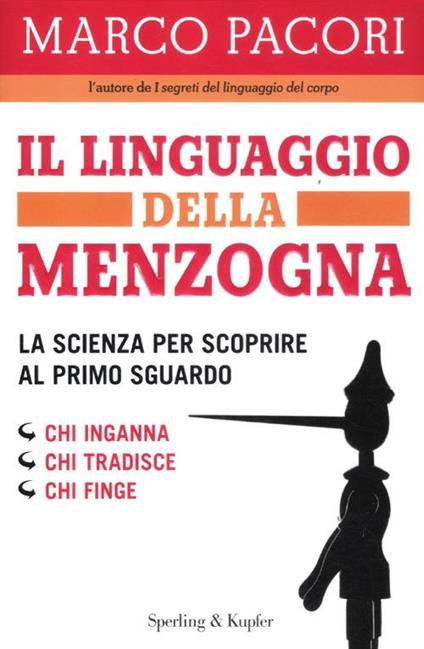 Il linguaggio della menzogna - Marco Pacori - copertina