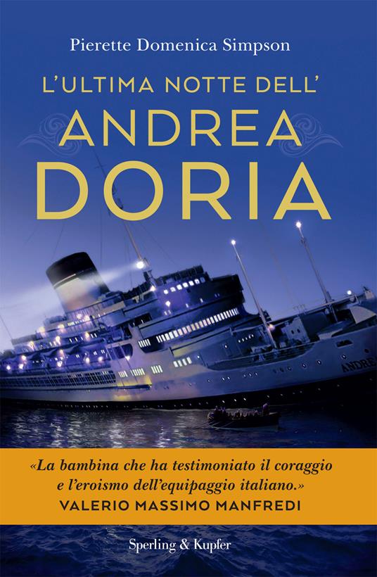 L'ultima notte dell'Andrea Doria - Pierette Domenica Simpson - copertina