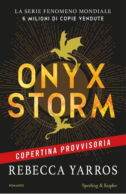 Onyx storm. Ediz. italiana - Rebecca Yarros - copertina