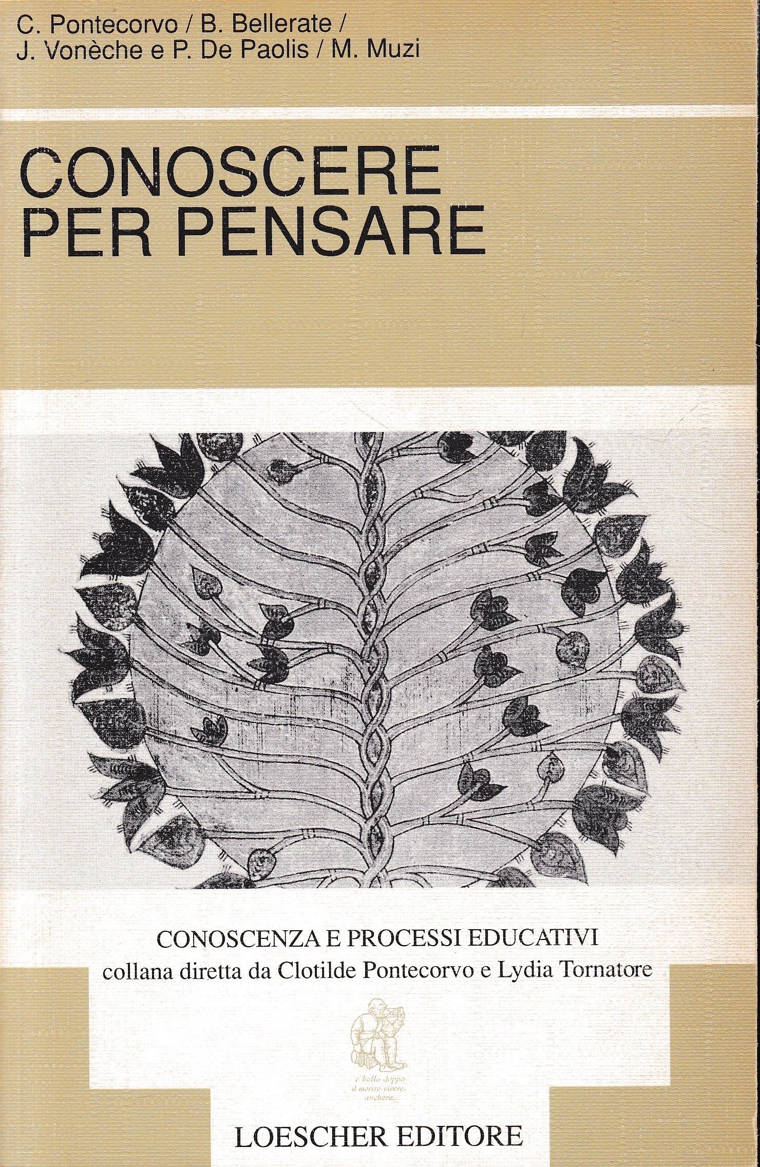 Conoscere per pensare