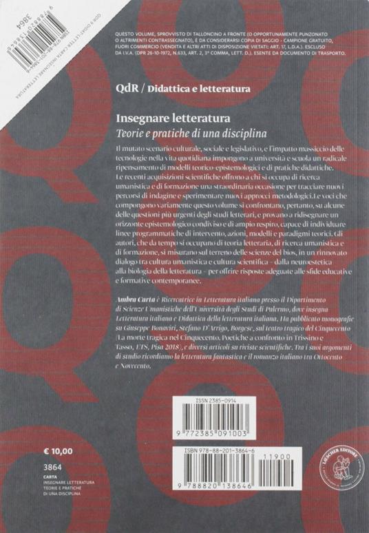Insegnare letteratura. Teorie e pratiche di una disciplina - 2