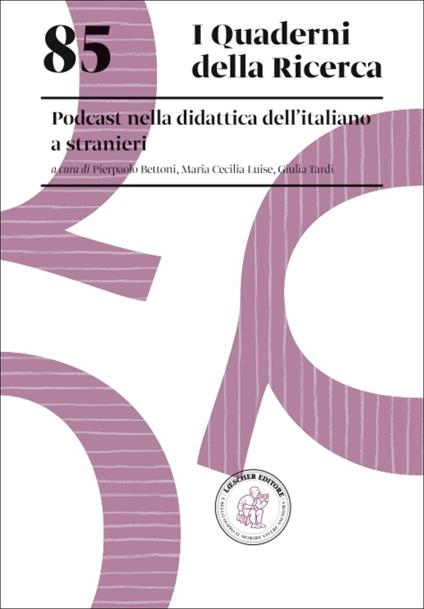 Podcast nella didattica dell'italiano a stranieri - copertina