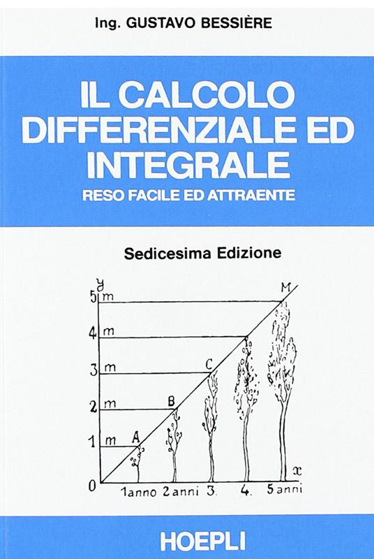 Il calcolo differenziale ed integrale reso facile ed attraente - Gustavo Bessiere - copertina