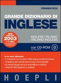 Grande dizionario di inglese. Inglese-italiano, italiano-inglese. Con CD-ROM - Fernando Picchi - copertina