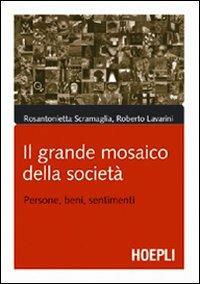 Il grande mosaico della società. Persone, beni, sentimenti - Rosantonietta Scramaglia,Roberto Lavarini - copertina