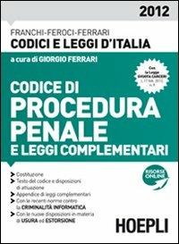 Codice di procedura penale - copertina