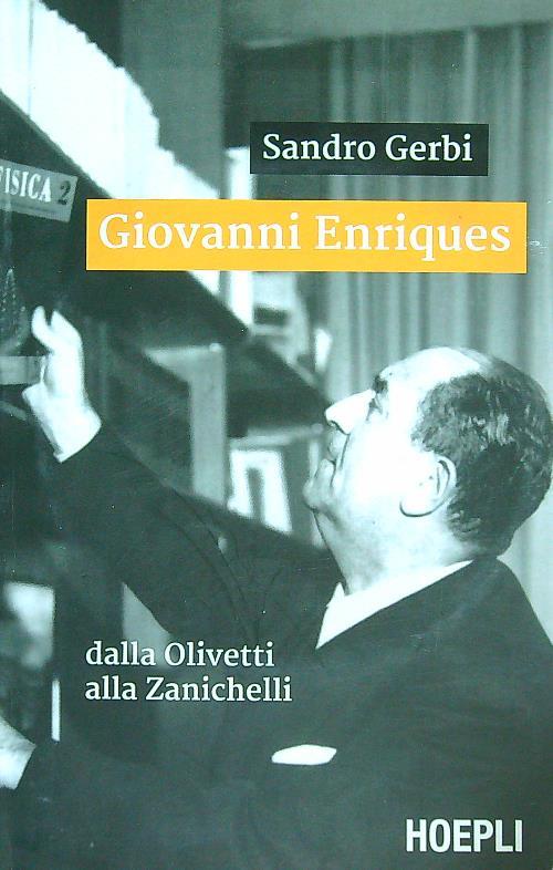 Giovanni Enriques. Dalla Olivetti alla Zanichelli