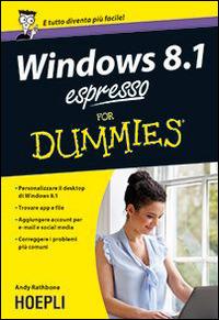 Windows 8.1 espresso For Dummies - Andy Rathbone - copertina