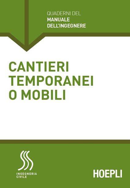 Cantieri temporanei o mobili - Marco Lorenzo Trani,Benedetta Maria Bossi - copertina