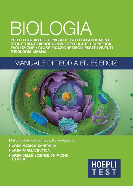 Hoepli Test. Biologia. Manuale di teoria ed esercizi - copertina