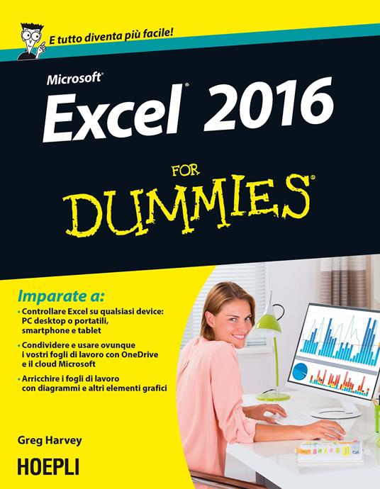 Excel 2016 For Dummies - Greg Harvey - copertina