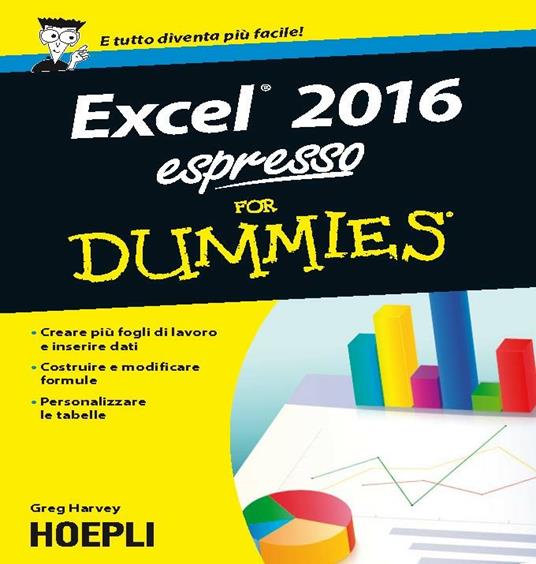 Excel 2016 Espresso for Dummies - Greg Harvey - copertina