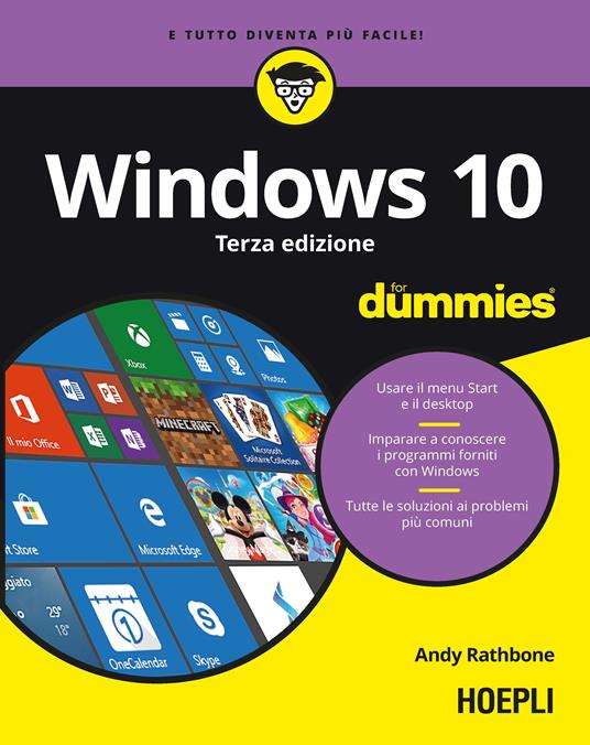 Windows 10 For Dummies - Andy Rathbone - copertina