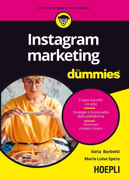 Instagram marketing for dummies - Ilaria Barbotti,Maria Luisa Spera - copertina