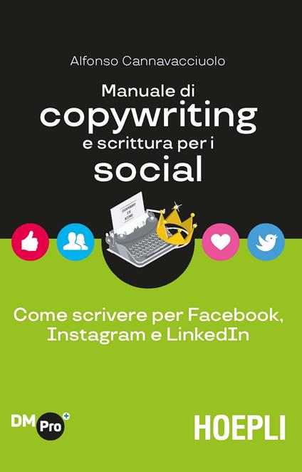 Manuale di copywriting e scrittura per i social. Come scrivere per Facebook, Instagram e LinkedIn - Alfonso Cannavacciuolo - copertina