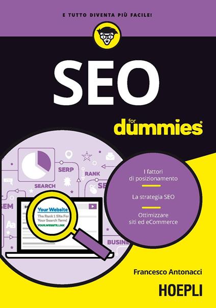 SEO for dummies - Francesco Antonacci - copertina